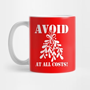 Funny Christmas Mistletoe Meme Mug